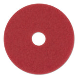 Boardwalk® Buffing Floor Pads, 12" Diameter, Red, 5-carton freeshipping - TVN Wholesale
