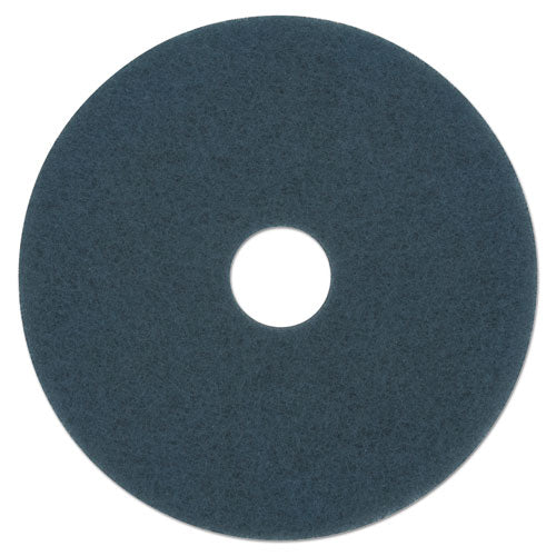 Boardwalk® Scrubbing Floor Pads, 14" Diameter, Blue, 5-carton freeshipping - TVN Wholesale