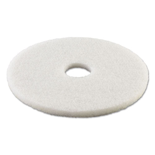 Boardwalk® Polishing Floor Pads, 17" Diameter, White, 5-carton freeshipping - TVN Wholesale