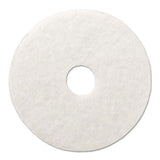 Boardwalk® Polishing Floor Pads, 17" Diameter, White, 5-carton freeshipping - TVN Wholesale