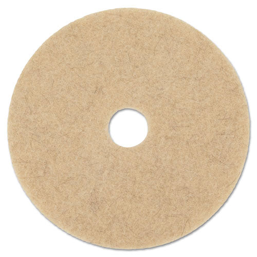 Boardwalk® Natural Hog Hair Burnishing Floor Pads, 19" Diameter, Tan, 5-carton freeshipping - TVN Wholesale