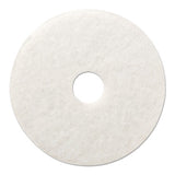 Boardwalk® Polishing Floor Pads, 20" Diameter, White, 5-carton freeshipping - TVN Wholesale