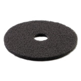 Boardwalk® Stripping Floor Pads, 21" Diameter, Black, 5-carton freeshipping - TVN Wholesale