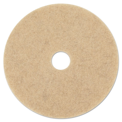 Boardwalk® Natural Hog Hair Burnishing Floor Pads, 21" Diameter, Tan, 5-carton freeshipping - TVN Wholesale
