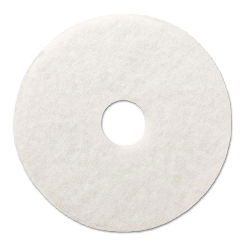 Boardwalk® Polishing Floor Pads, 21" Diameter, White, 5-carton freeshipping - TVN Wholesale