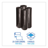 Boardwalk® Low-density Waste Can Liners, 45 Gal, 0.6 Mil, 40" X 46", Black, 100-carton freeshipping - TVN Wholesale