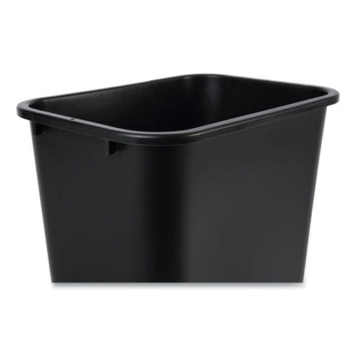 Boardwalk® Soft-sided Wastebasket, 41 Qt, Plastic, Black freeshipping - TVN Wholesale