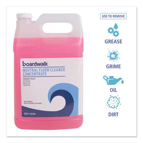Boardwalk® Neutral Floor Cleaner Concentrate, Lemon Scent, 1 Gal Bottle freeshipping - TVN Wholesale