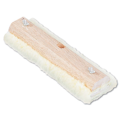 Boardwalk® Mop Head, Finish Applicator, Lambswool, 18-inch, White freeshipping - TVN Wholesale