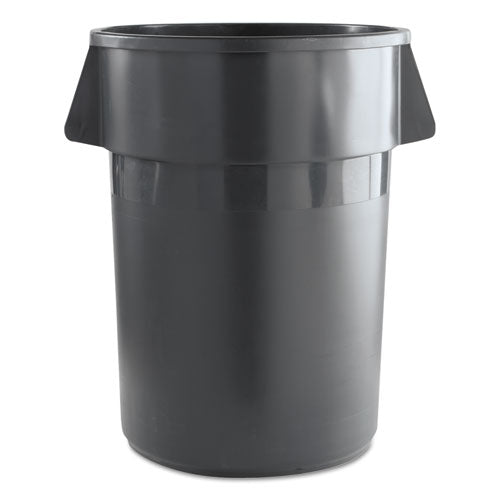 Boardwalk® Round Waste Receptacle, Plastic, 44 Gal, Gray freeshipping - TVN Wholesale