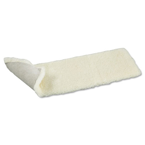 Boardwalk® Mop Head, Applicator Refill Pad, Lambswool, 18-inch, White freeshipping - TVN Wholesale