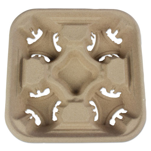 Boardwalk® Cup Carrier Tray, 8 Oz To 32 Oz, Four Cups, Kraft, 300-carton freeshipping - TVN Wholesale