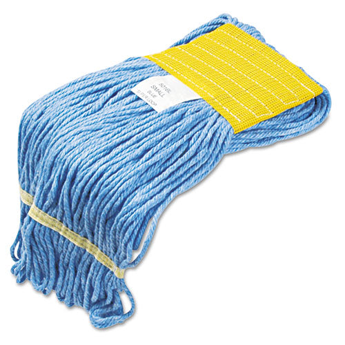 Boardwalk® Super Loop Wet Mop Head, Cotton-synthetic Fiber, 5" Headband, Small Size, Blue, 12-carton freeshipping - TVN Wholesale
