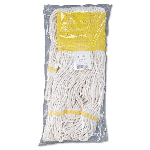 Boardwalk® Super Loop Wet Mop Head, Cotton-synthetic Fiber, 5" Headband, Small Size, White, 12-carton freeshipping - TVN Wholesale