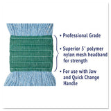 Boardwalk® Super Loop Wet Mop Head, Cotton-synthetic Fiber, 5" Headband, Medium Size, Blue freeshipping - TVN Wholesale