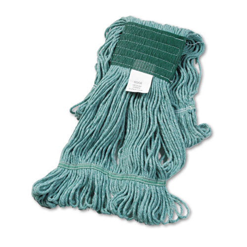 Boardwalk® Super Loop Wet Mop Head, Cotton-synthetic Fiber, 5" Headband, Medium Size, Green freeshipping - TVN Wholesale