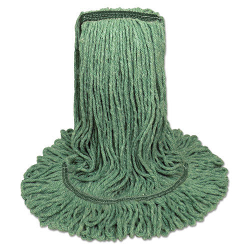 Boardwalk® Mop Head, Premium Standard Head, Cotton-rayon Fiber, Medium, Green freeshipping - TVN Wholesale