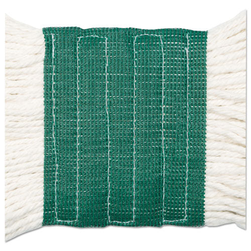 Boardwalk® Super Loop Wet Mop Head, Cotton-synthetic Fiber, 5" Headband, Medium Size, White freeshipping - TVN Wholesale