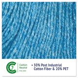 Boardwalk® Super Loop Wet Mop Head, Cotton-synthetic Fiber, 5" Headband, Large Size, Blue, 12-carton freeshipping - TVN Wholesale