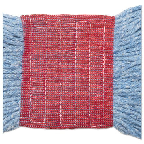 Boardwalk® Super Loop Wet Mop Head, Cotton-synthetic Fiber, 5" Headband, Large Size, Blue freeshipping - TVN Wholesale