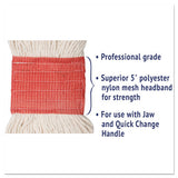 Boardwalk® Super Loop Wet Mop Head, Cotton-synthetic Fiber, 5" Headband, Large Size, White, 12-carton freeshipping - TVN Wholesale
