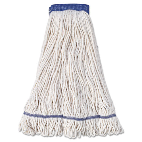 Boardwalk® Super Loop Wet Mop Head, Cotton-synthetic Fiber, 5" Headband, X-large Size, White, 12-carton freeshipping - TVN Wholesale