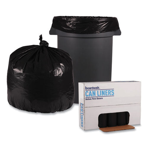 Boardwalk® Low Density Repro Can Liners, 33 Gal, 1.6 Mil, 33" X 39", Black, 10 Bags-roll, 10 Rolls-carton freeshipping - TVN Wholesale