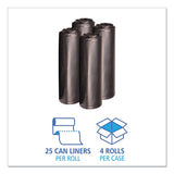 Boardwalk® Low Density Repro Can Liners, 33 Gal, 1.6 Mil, 33" X 39", Black, 10 Bags-roll, 10 Rolls-carton freeshipping - TVN Wholesale