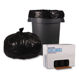 Boardwalk® Low Density Repro Can Liners, 56 Gal, 1.6 Mil, 43" X 47", Black, 10 Bags-roll, 10 Rolls-carton freeshipping - TVN Wholesale