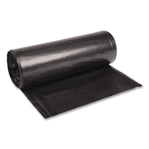 Boardwalk® Low Density Repro Can Liners, 60 Gal, 1.6 Mil, 38" X 58", Black, 10 Bags-roll, 10 Rolls-carton freeshipping - TVN Wholesale