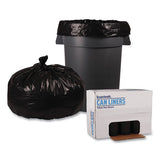 Boardwalk® Low Density Repro Can Liners, 60 Gal, 1.6 Mil, 38" X 58", Black, 10 Bags-roll, 10 Rolls-carton freeshipping - TVN Wholesale