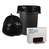 Boardwalk® Low Density Repro Can Liners, 45 Gal, 1 Mil, 40" X 48", Black, 10 Bags-roll, 10 Rolls-carton freeshipping - TVN Wholesale