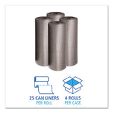 Boardwalk® Low-density Waste Can Liners, 60 Gal, 0.95 Mil, 38" X 58", Gray, 100-carton freeshipping - TVN Wholesale