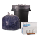 Boardwalk® Low Density Repro Can Liners, 45 Gal, 1.4 Mil, 40" X 46", Clear, 10 Bags-roll, 10 Rolls-carton freeshipping - TVN Wholesale