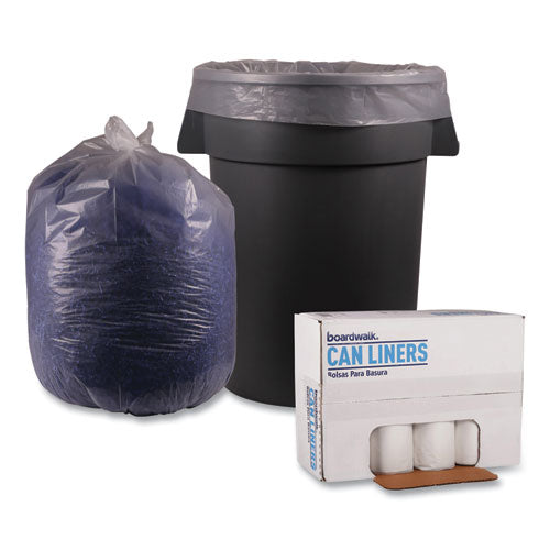 Boardwalk® Low Density Repro Can Liners, 56 Gal, 1.4 Mil, 43" X 47", Clear, 10 Bags-roll, 10 Rolls-carton freeshipping - TVN Wholesale