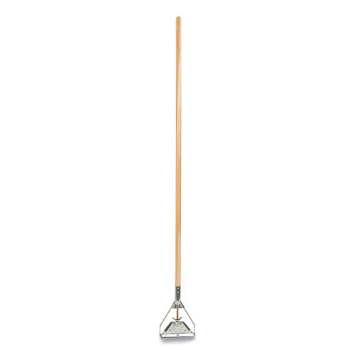 Boardwalk® Quick Change Metal Head Mop Handle For No. 20 And Up Heads, 54" Wood Handle freeshipping - TVN Wholesale