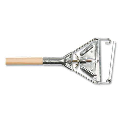 Boardwalk® Quick Change Metal Head Mop Handle For No. 20 And Up Heads, 54" Wood Handle freeshipping - TVN Wholesale