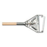 Boardwalk® Quick Change Metal Head Mop Handle For No. 20 And Up Heads, 54" Wood Handle freeshipping - TVN Wholesale