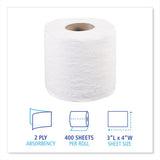 Boardwalk® Two-ply Toilet Tissue, Septic Safe, White, 4 X 3, 400 Sheets-roll, 96 Rolls-carton freeshipping - TVN Wholesale