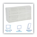 Boardwalk® Multifold Paper Towels, White, 9 X 9 9-20, 250 Towels-pack, 16 Packs-carton freeshipping - TVN Wholesale