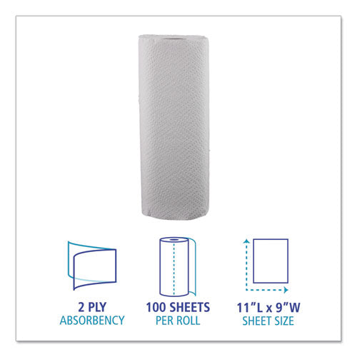 Boardwalk® Kitchen Roll Towel, 2-ply, 9 X 11, White, 100-roll, 30 Rolls-carton freeshipping - TVN Wholesale