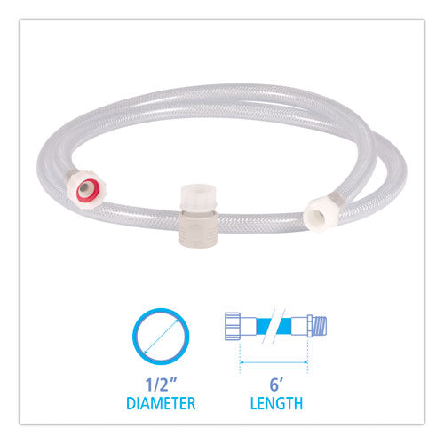 Boardwalk® Pdc Hose Kit, 1-2" Hose Diameter, 6 Ft, Clear-green freeshipping - TVN Wholesale