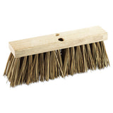 Boardwalk® Street Broom Head, 6.25" Brown Palmyra Fiber Bristles, 16" Brush freeshipping - TVN Wholesale