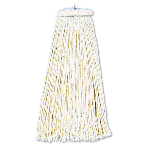 Boardwalk® Cut-end Lie-flat Wet Mop Head, Cotton, 16oz, White freeshipping - TVN Wholesale