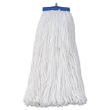 Boardwalk® Mop Head, Economical Lie-flat Head, Rayon Fiber, 20oz, White, 12-carton freeshipping - TVN Wholesale