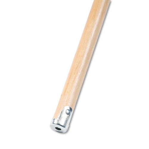 Boardwalk® Lie-flat Screw-in Mop Handle, Lacquered Wood, 1 1-8" Dia. X 60"l, Natural freeshipping - TVN Wholesale