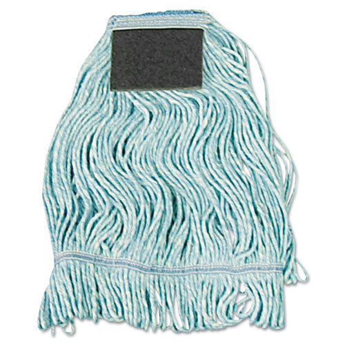 Boardwalk® Mop Head, Loop-end, Cotton With Scrub Pad, Medium, 12-carton freeshipping - TVN Wholesale