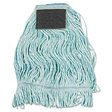 Boardwalk® Mop Head, Loop-end, Cotton With Scrub Pad, Medium, 12-carton freeshipping - TVN Wholesale