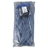 Boardwalk® Mop Head, Loop-end, Cotton With Scrub Pad, Large, 12-carton freeshipping - TVN Wholesale