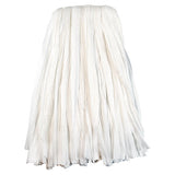 Boardwalk® Nonwoven Cut End Edge Mop, Rayon-polyester, #24, White, 12-carton freeshipping - TVN Wholesale